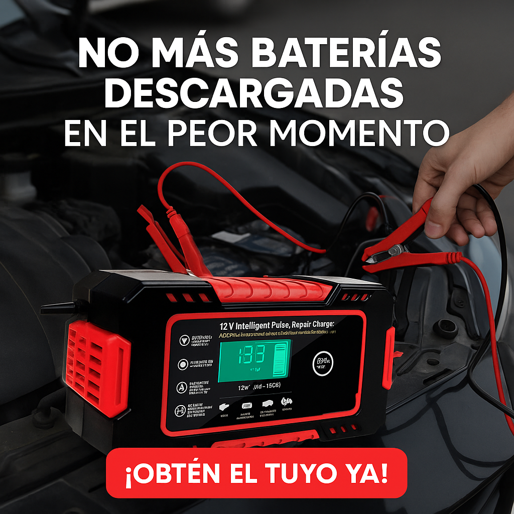 Cargador Inteligente para Baterías 12V