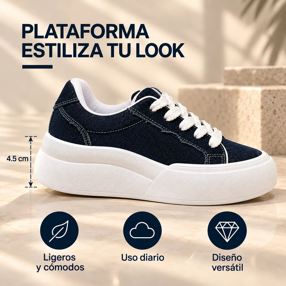 Tenis Karol Denim Premium™