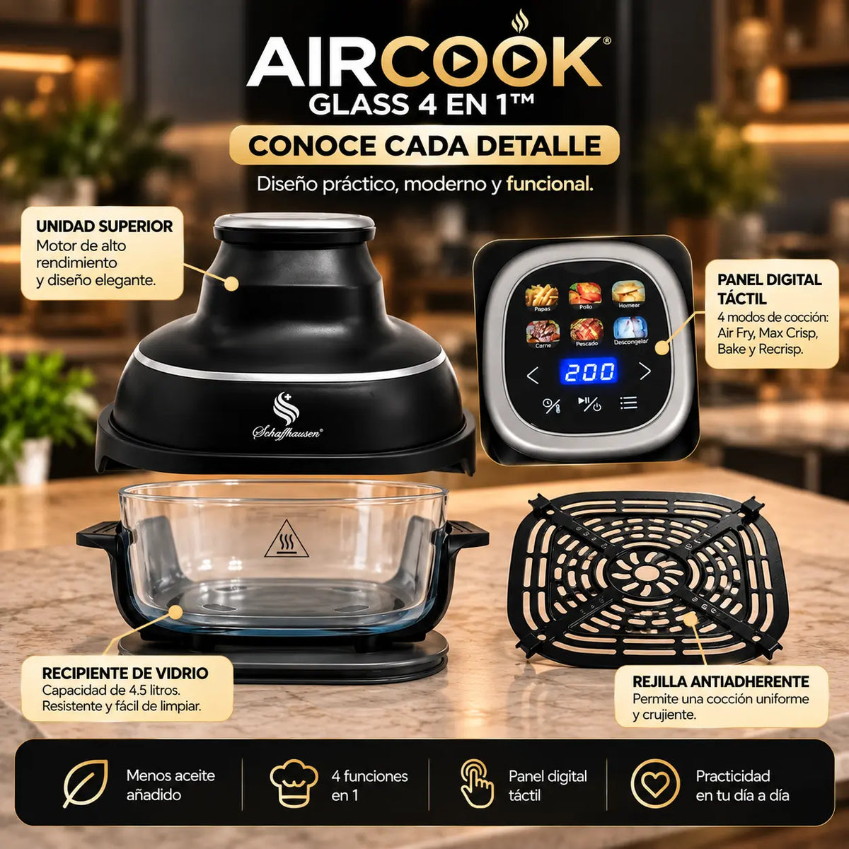 Aircook Glass