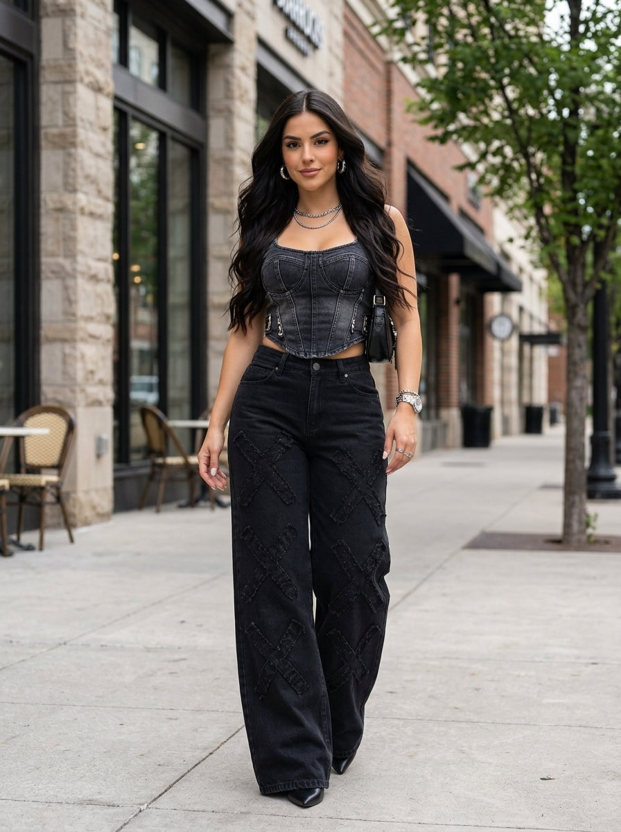 JEAN BLACK X REBEL™
