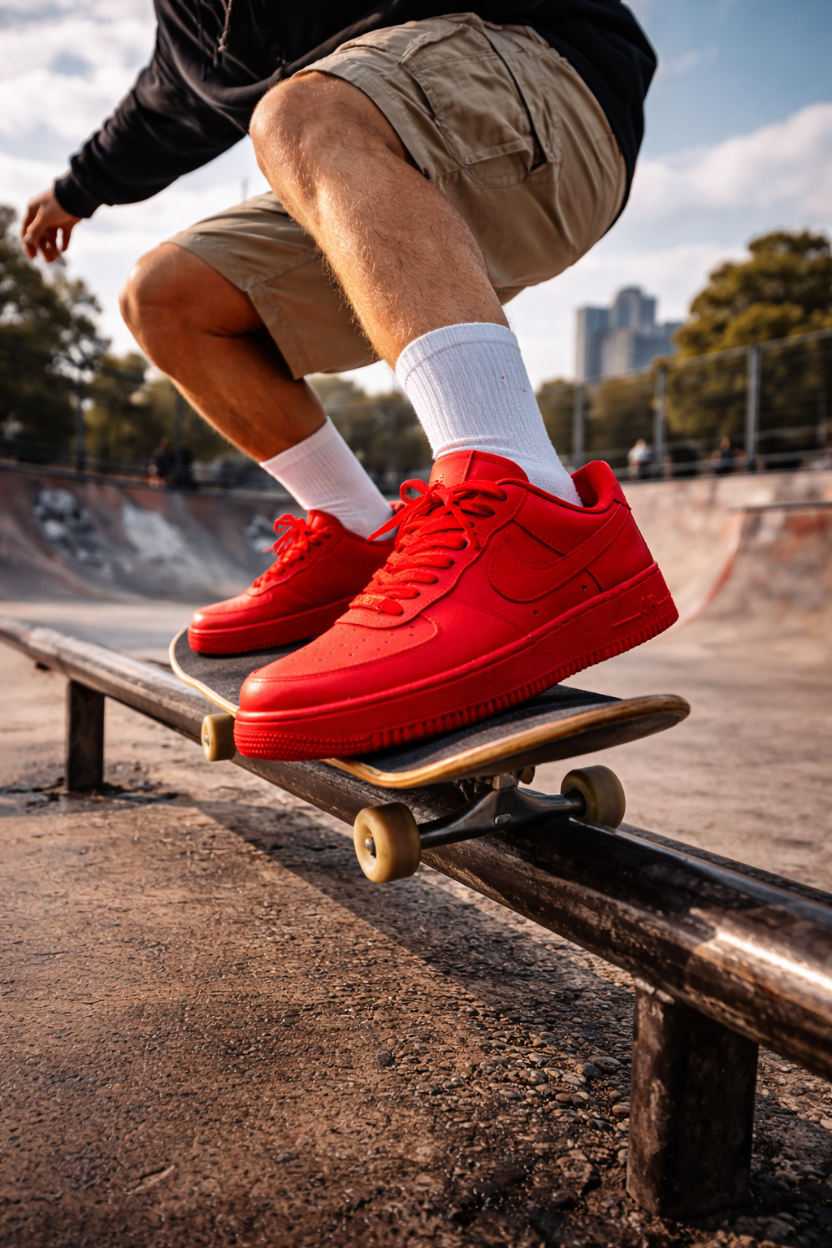 NIKE AIR FORCE 1 - RED EDITION