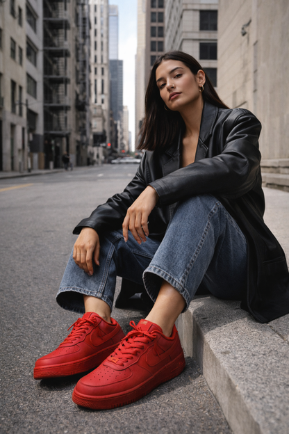 NIKE AIR FORCE 1 - RED EDITION