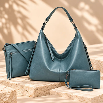 Set Portofino™ 3 Piezas | Bolso + Bandolera + Cartera