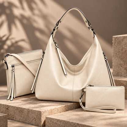 Set Portofino™ 3 Piezas | Bolso + Bandolera + Cartera
