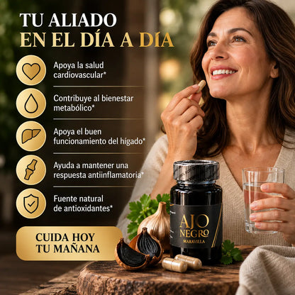 AUREVIA™ – Ajo Negro en Cápsulas