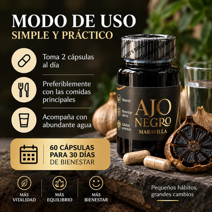 AUREVIA™ – Ajo Negro en Cápsulas