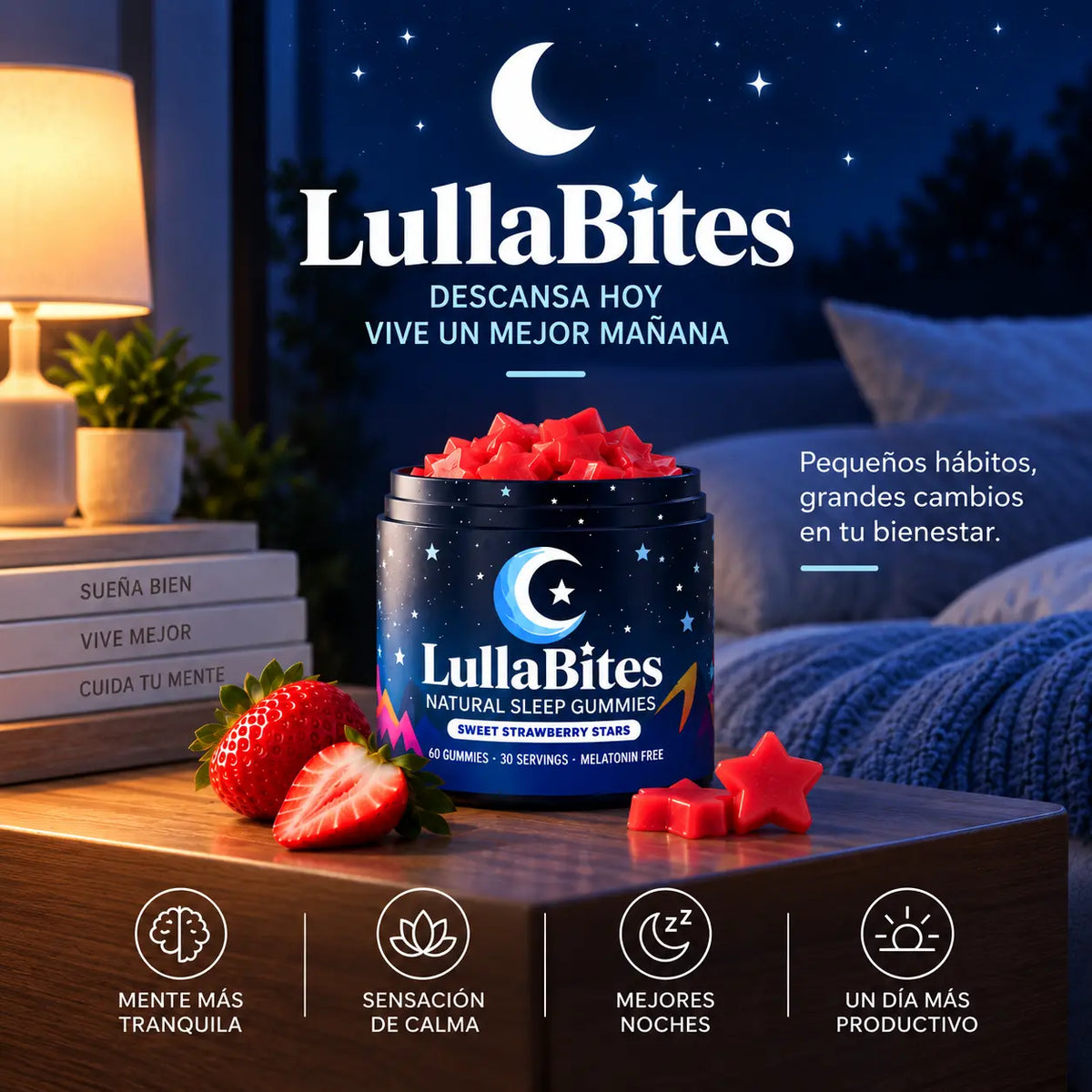 🌙 Gomitas para Dormir y Descansar – LullaBites™