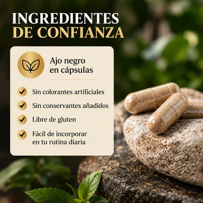 AUREVIA™ – Ajo Negro en Cápsulas