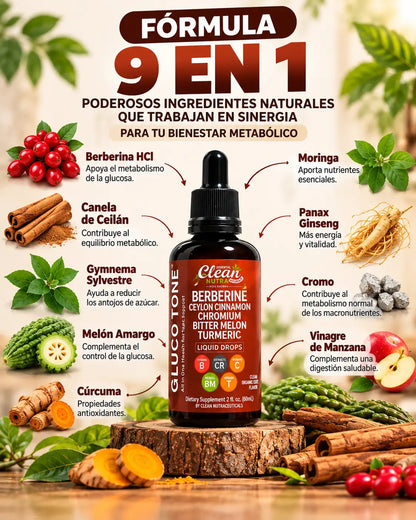 CLEAN TONE™ – Fórmula Metabólica 9 en 1
