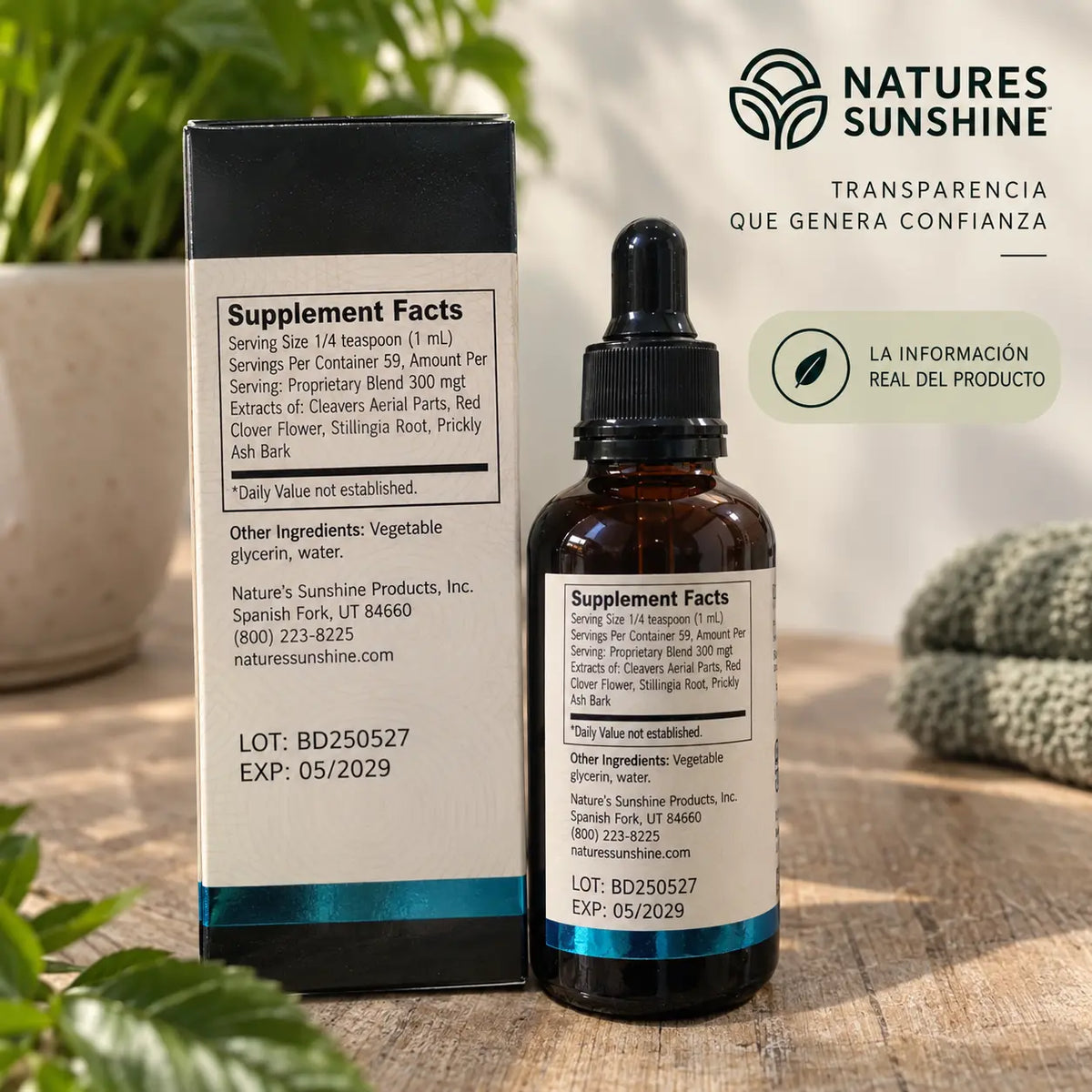 Lymphatic Drainage · gotas herbales