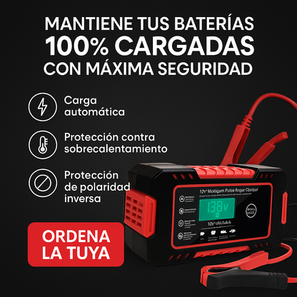 Cargador Inteligente para Baterías 12V