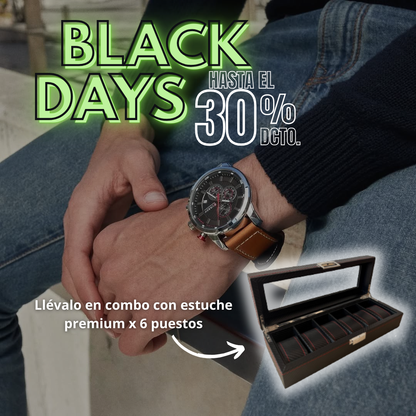 🕰️ NUEVO COMBO RELOJ VALOR CHRONO + ESTUCHE PREMIUM