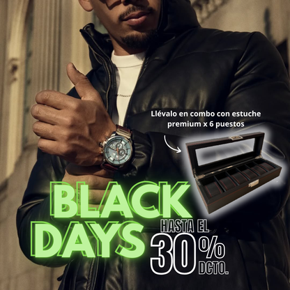 🕰️ NUEVO COMBO RELOJ VALOR CHRONO + ESTUCHE PREMIUM