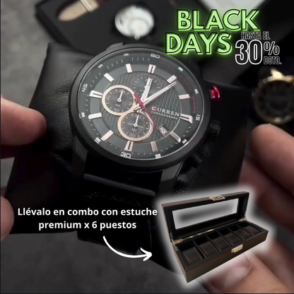 🕰️ NUEVO COMBO RELOJ VALOR CHRONO + ESTUCHE PREMIUM