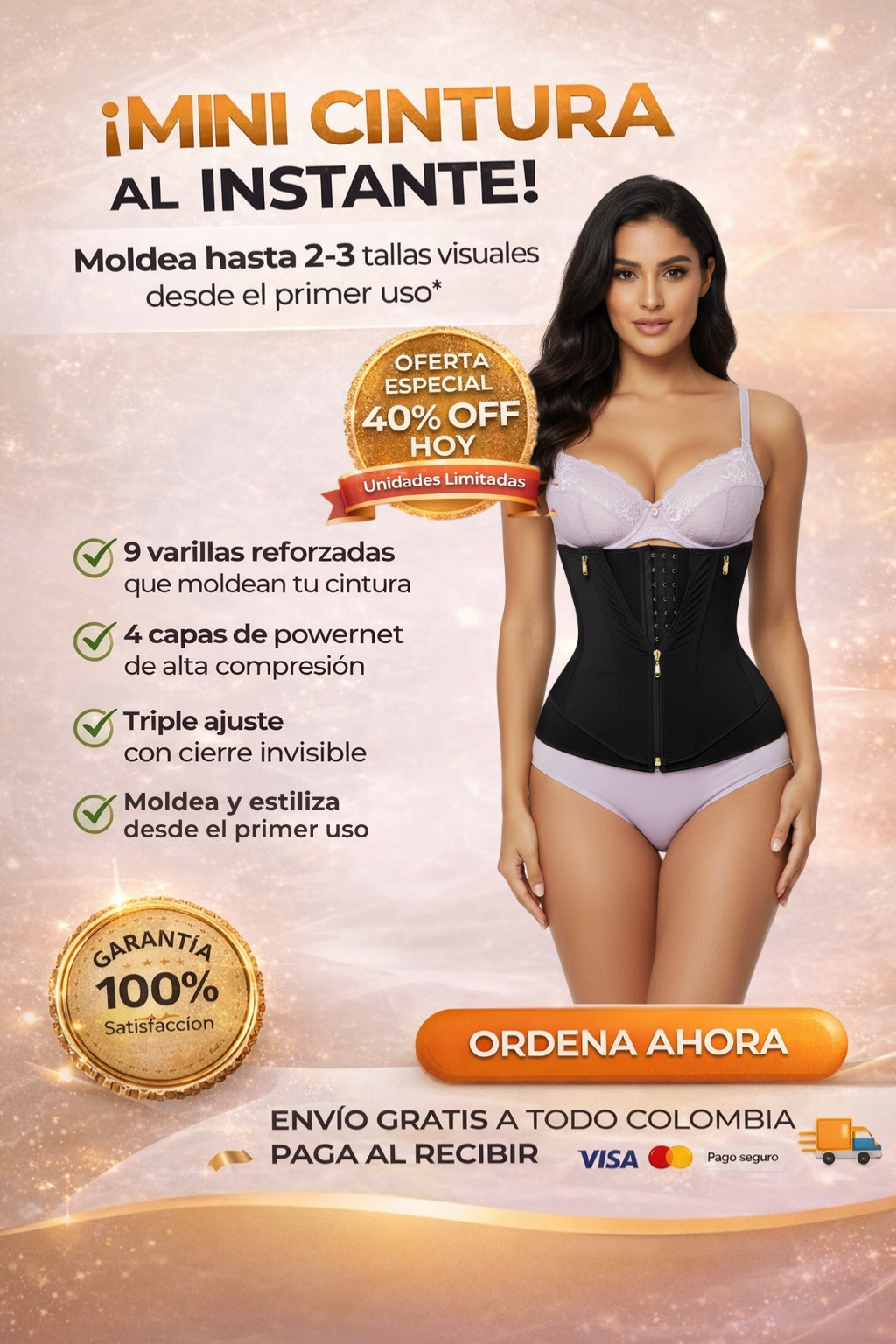 NUEVA CINTURILLA EXTREMA 9 VARILLAS 👄