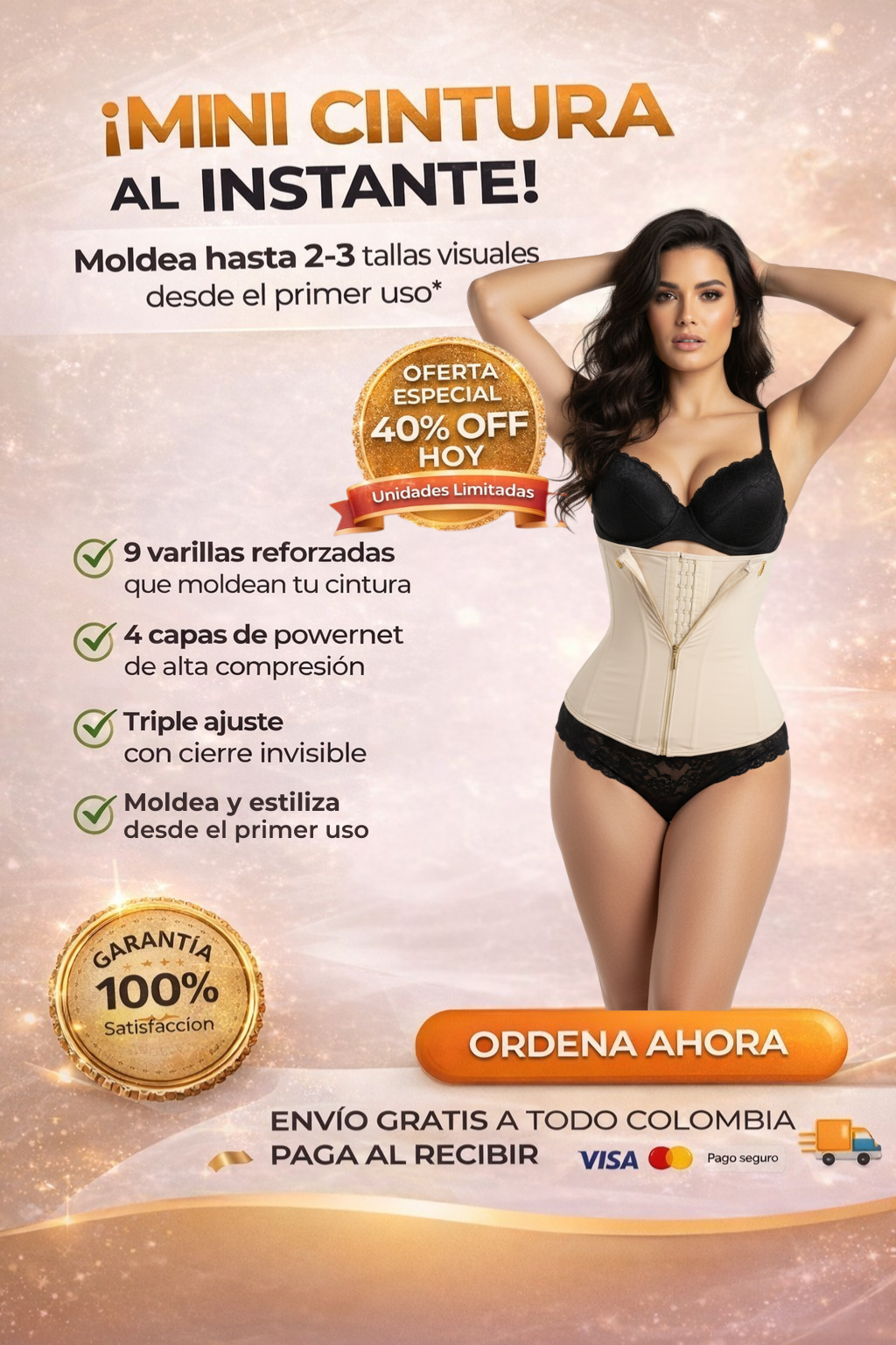 NUEVA CINTURILLA EXTREMA 9 VARILLAS 👄