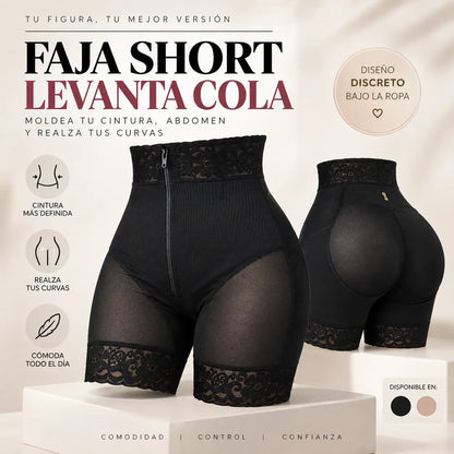 Faja Shorth Levanta Cola Cierre Invisible