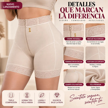 Faja Shorth Levanta Cola Cierre Invisible