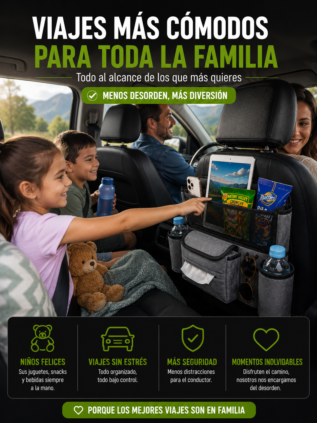DrivePocket™ Organizador Premium para Carro