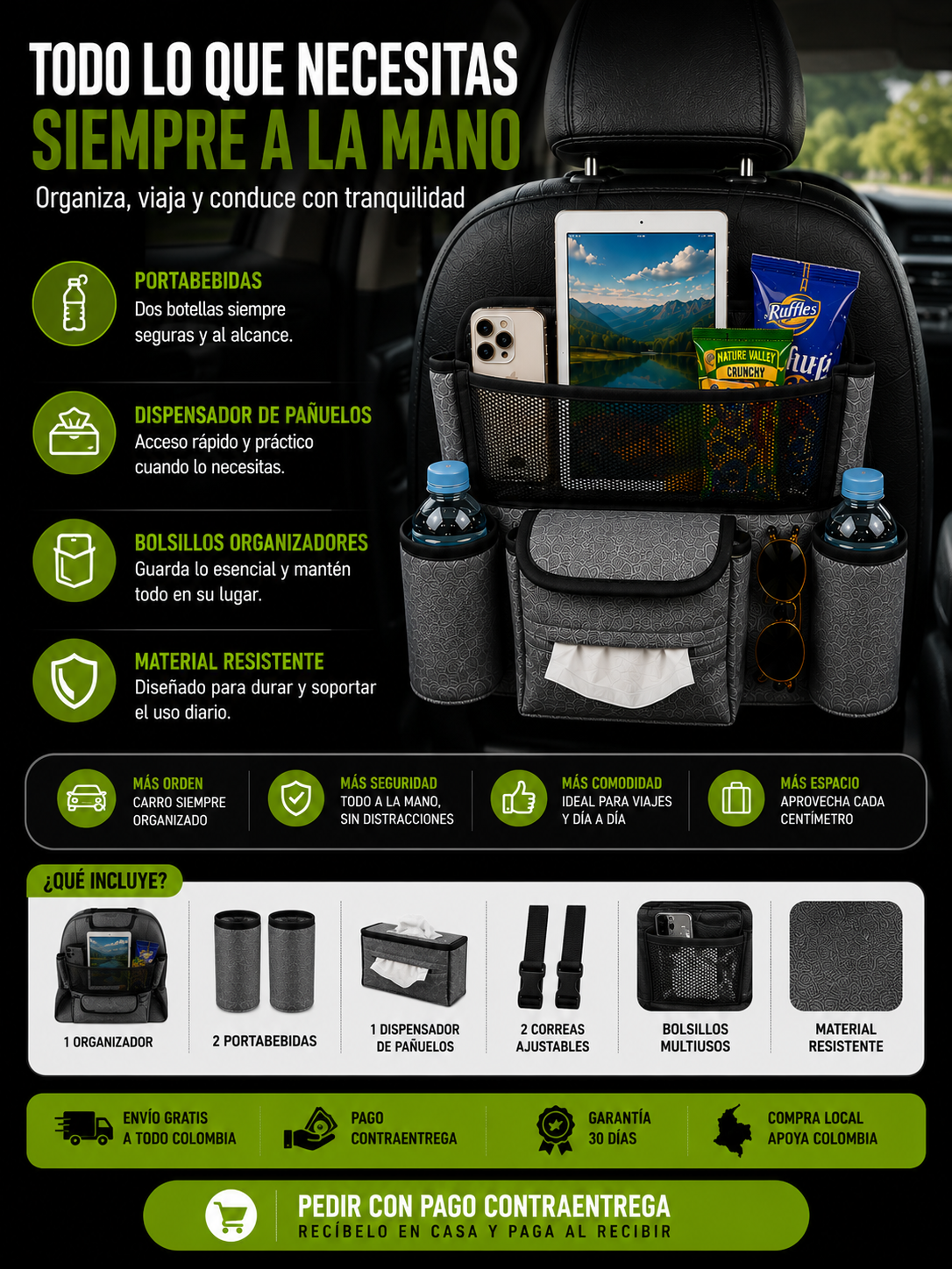 DrivePocket™ Organizador Premium para Carro