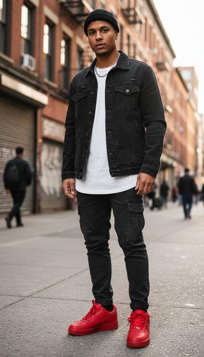 NIKE AIR FORCE 1 - RED EDITION