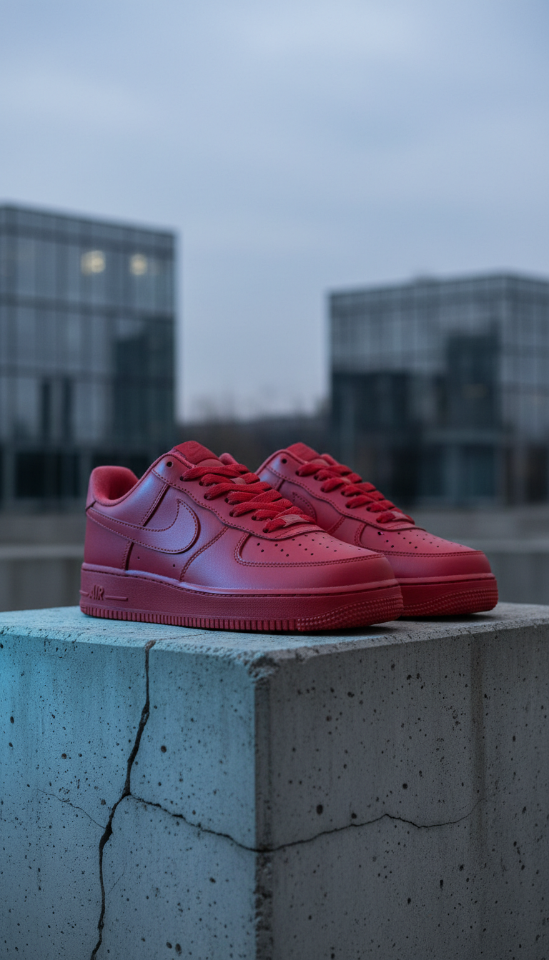 NIKE AIR FORCE 1 - RED EDITION