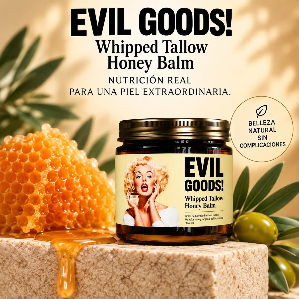 Bálsamo Nutritivo de Sebo & Miel | EVIL GOODS!™