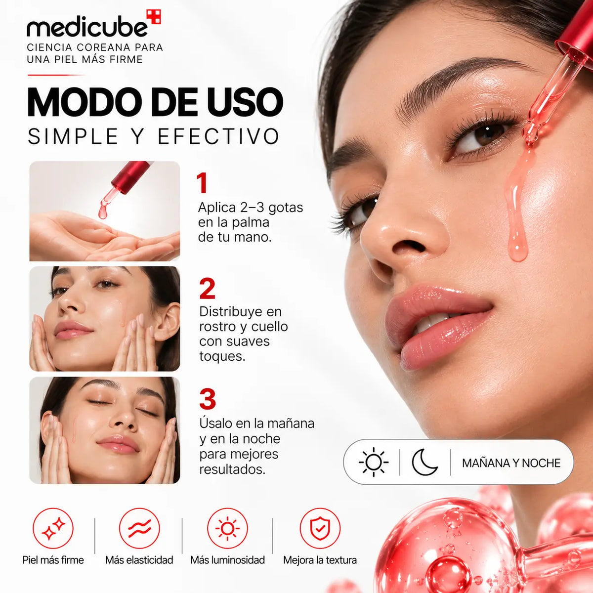 Medicube EGF NAD Firming Serum – Firmeza, elasticidad y luminosidad