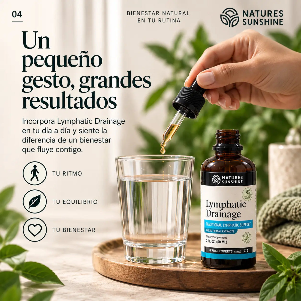 Lymphatic Drainage · gotas herbales