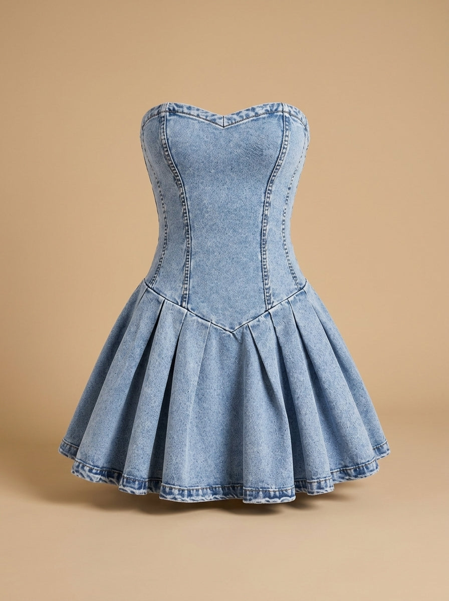 Vestido Zoe sin modelo, de frente