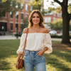 genera una imagen usada para perfil de red social de una mujer en una salida casual