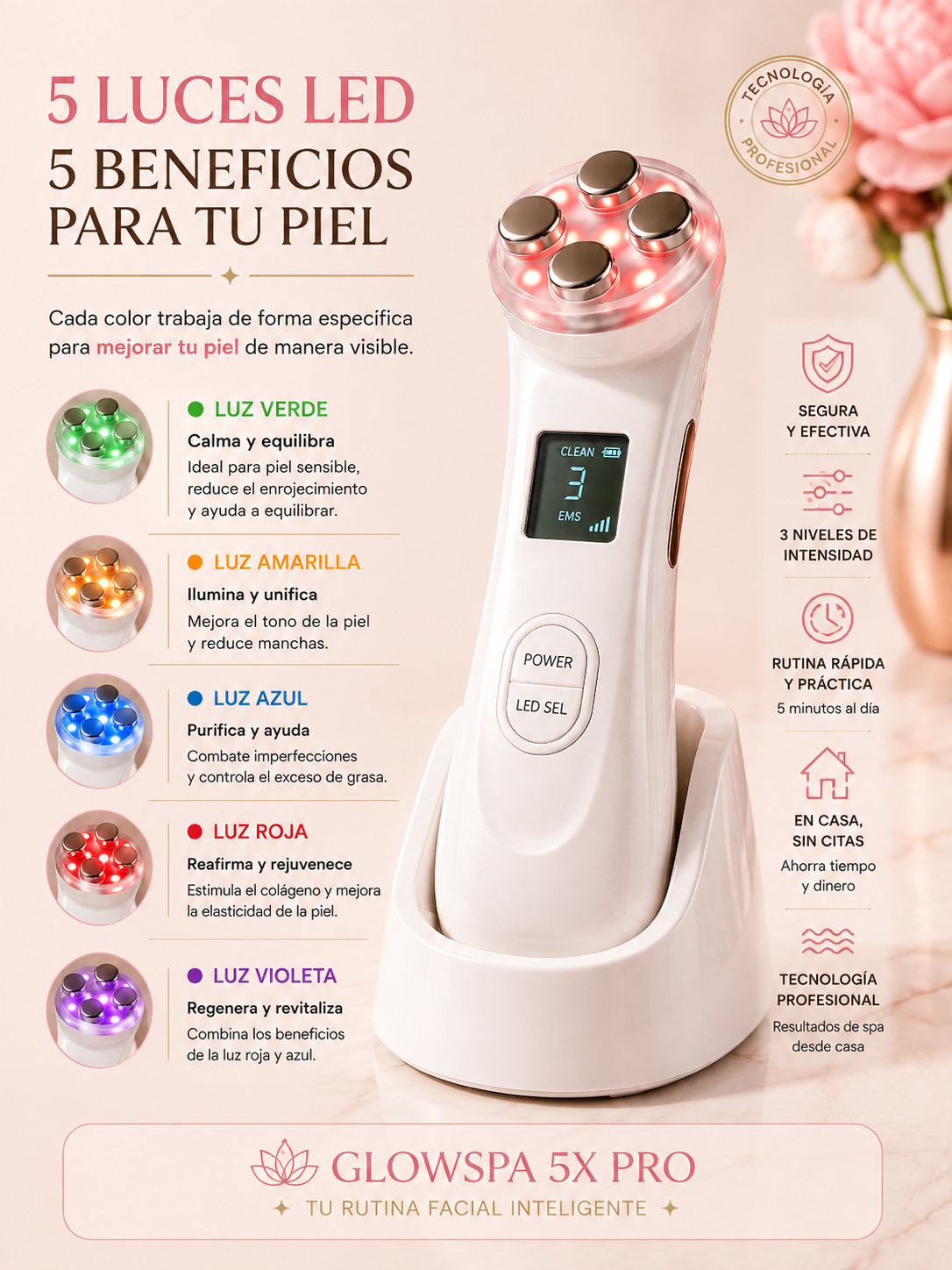 GlowSpa 5X Pro