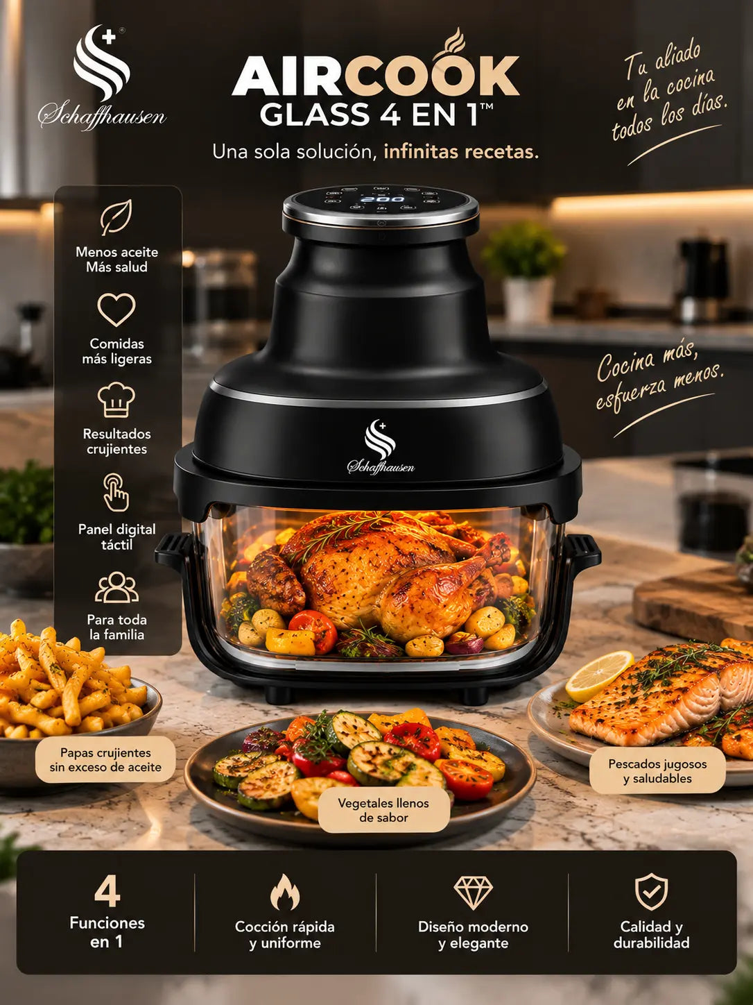 Aircook Glass