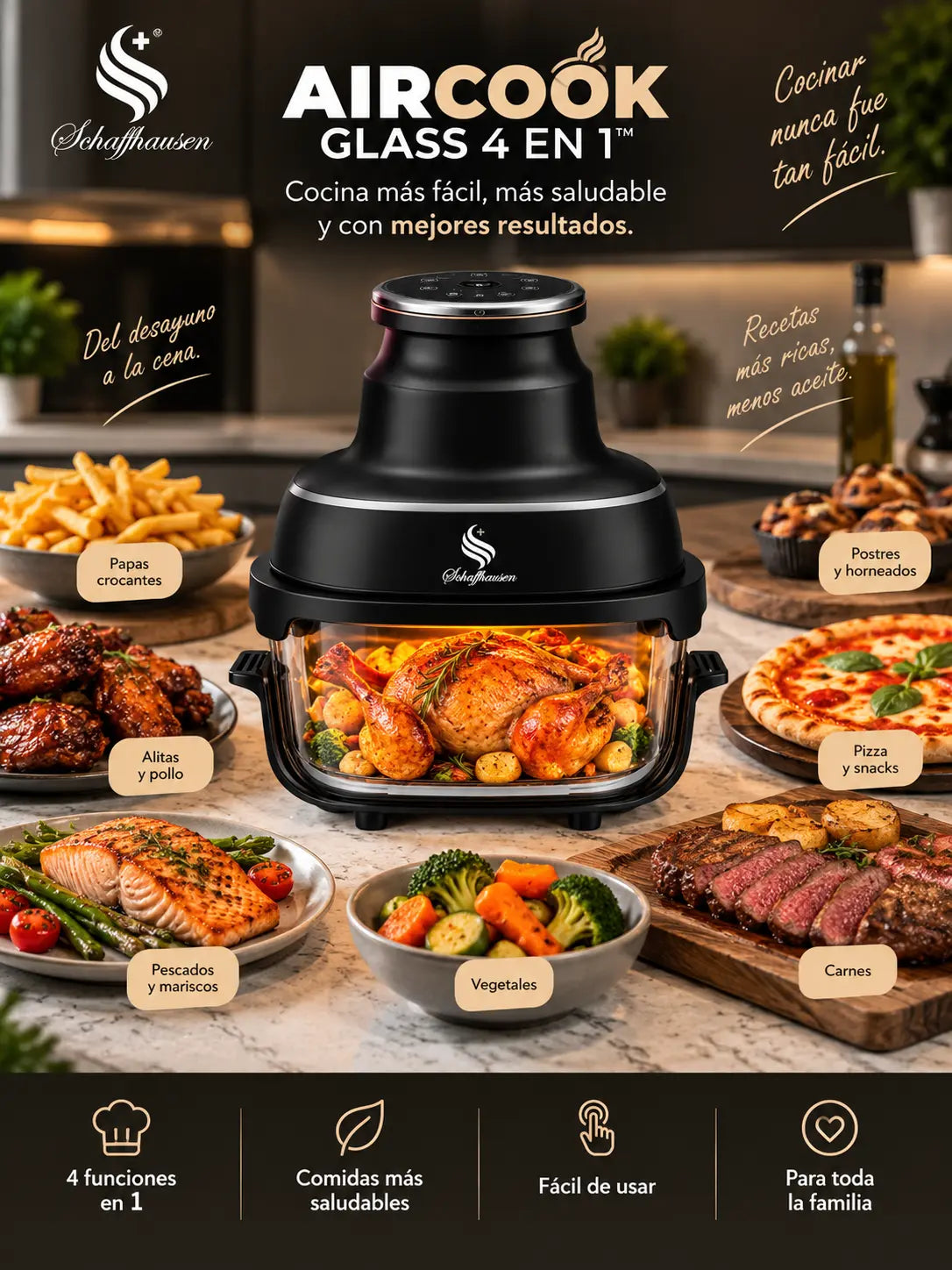 Aircook Glass