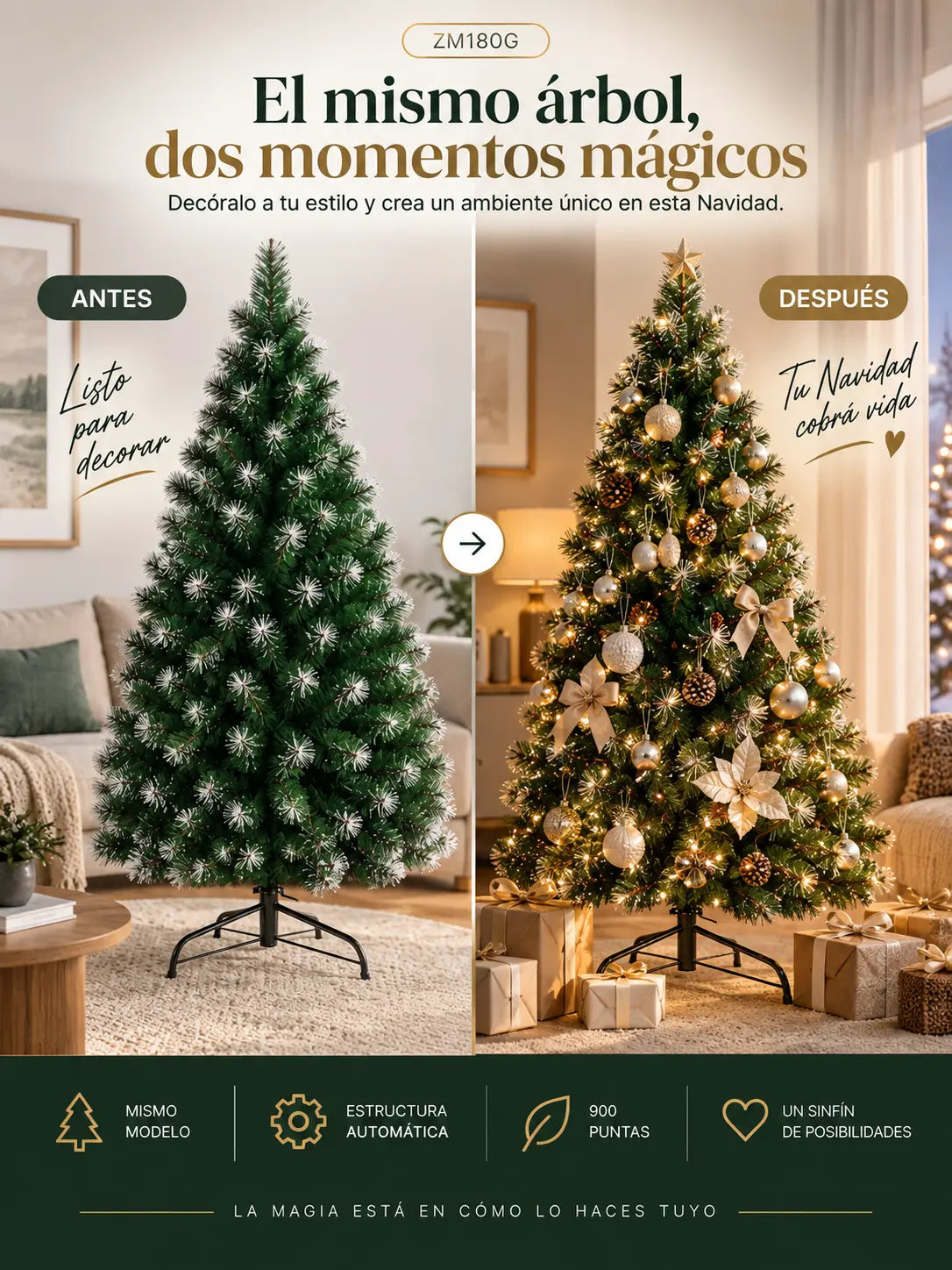 Árbol  Nieve 900