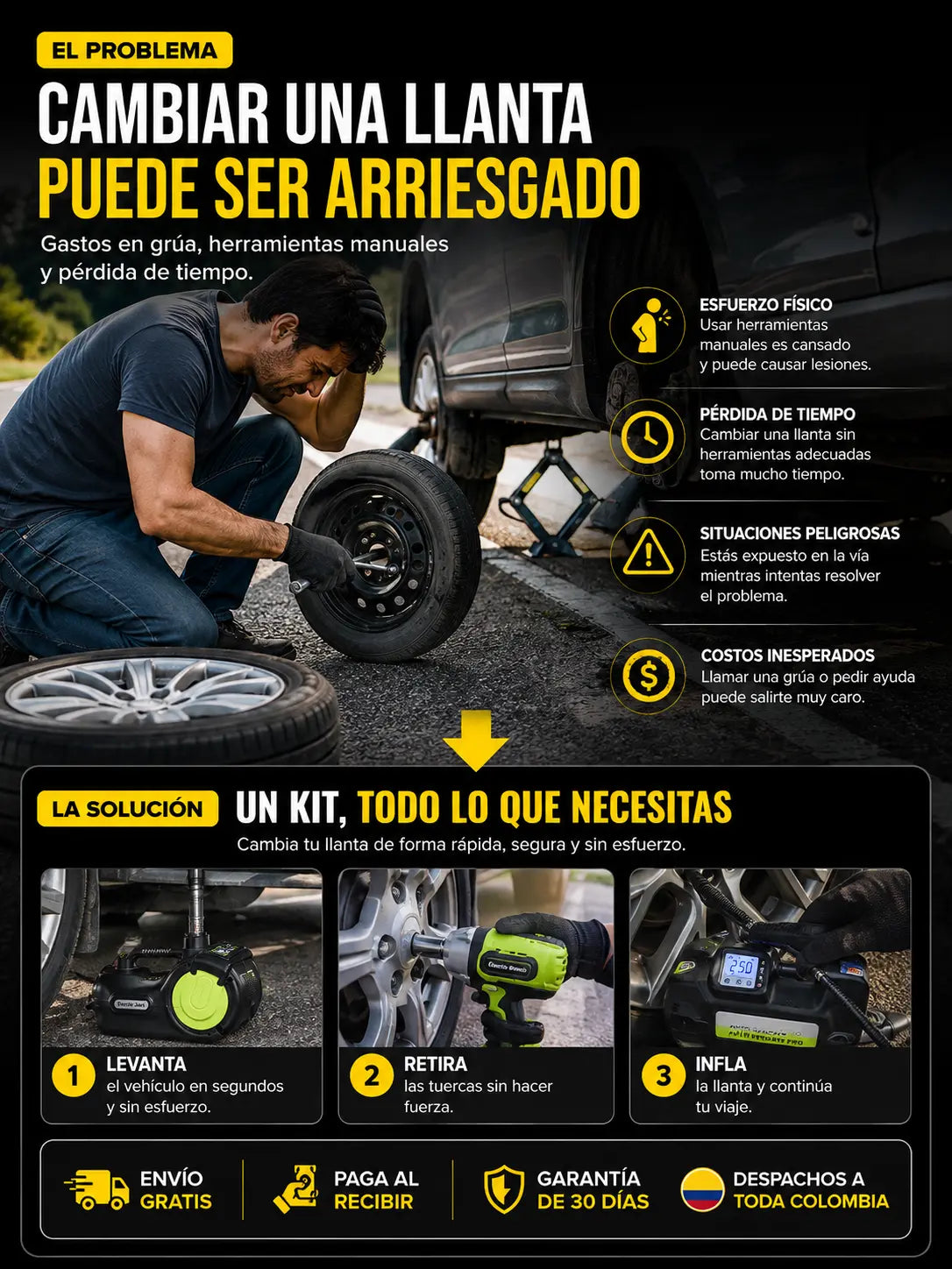 AutoRescate Pro™ 3 en 1
