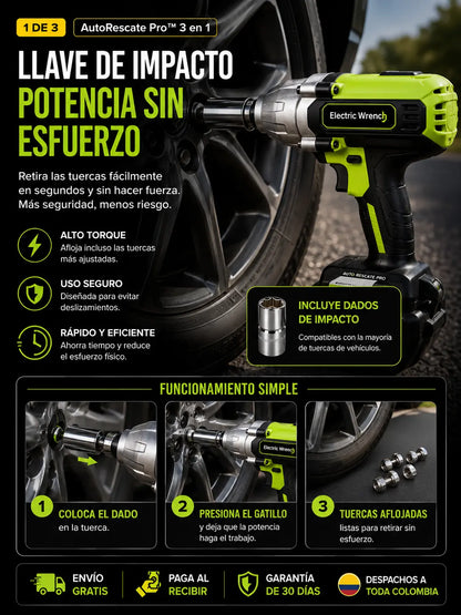 AutoRescate Pro™ 3 en 1
