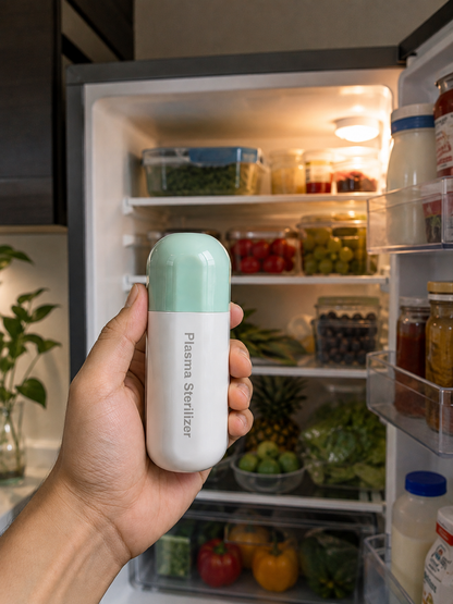 IonFresh colocado en un estante de la nevera