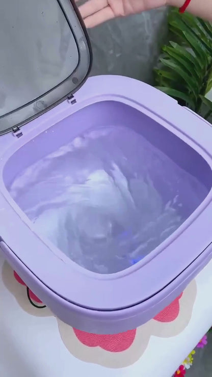 🌀Nueva AquaWash – Minilavadora de 8L💧