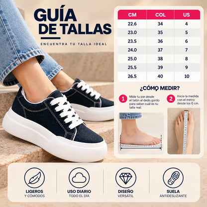 Tenis Karol Denim Premium™