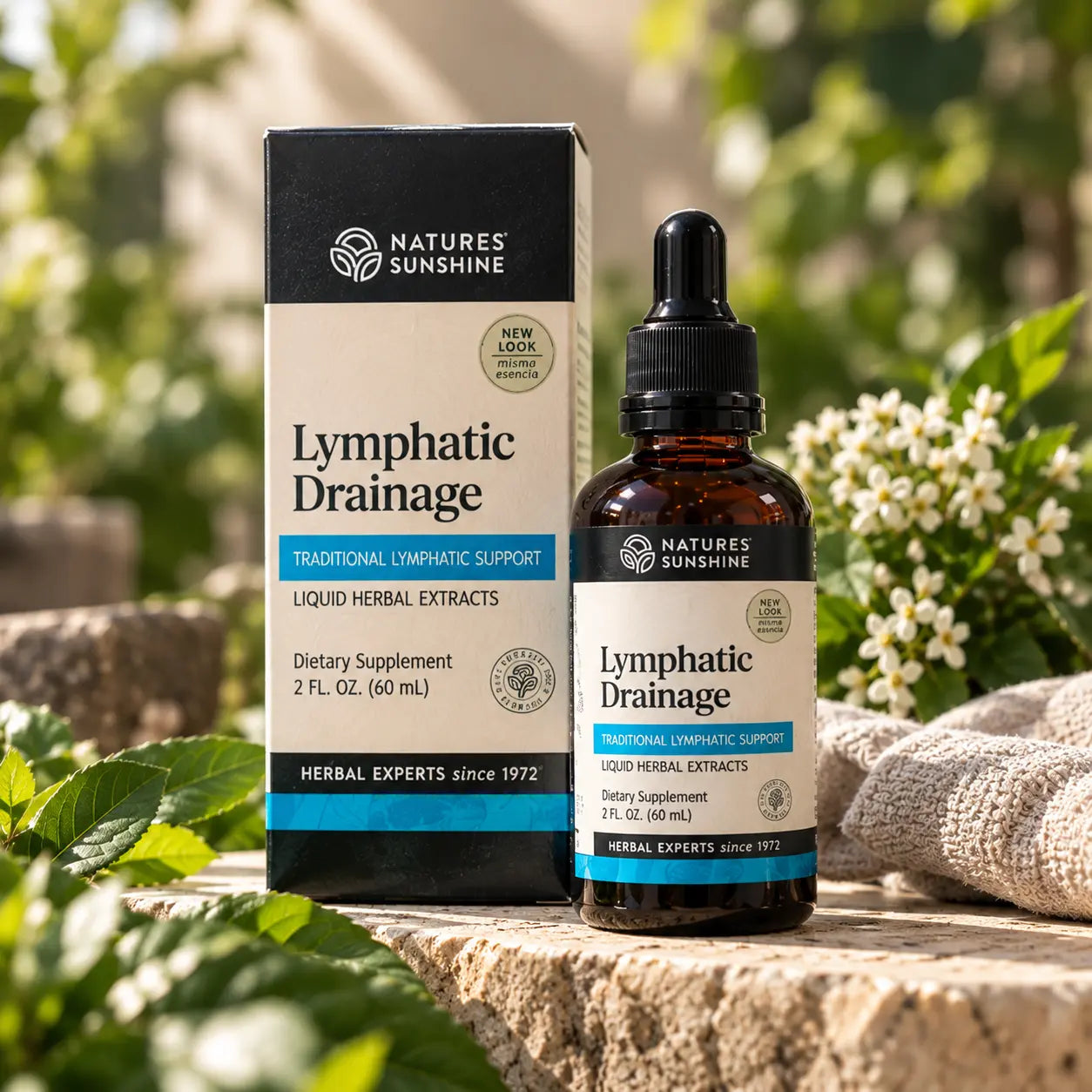 Caja y frasco de Lymphatic Drainage