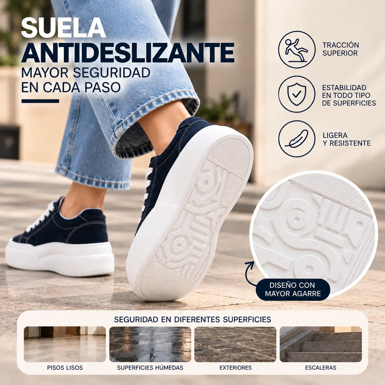 Suela de los tenis