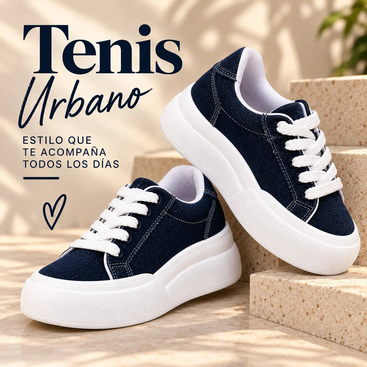 Par de Tenis Karol Denim Premium